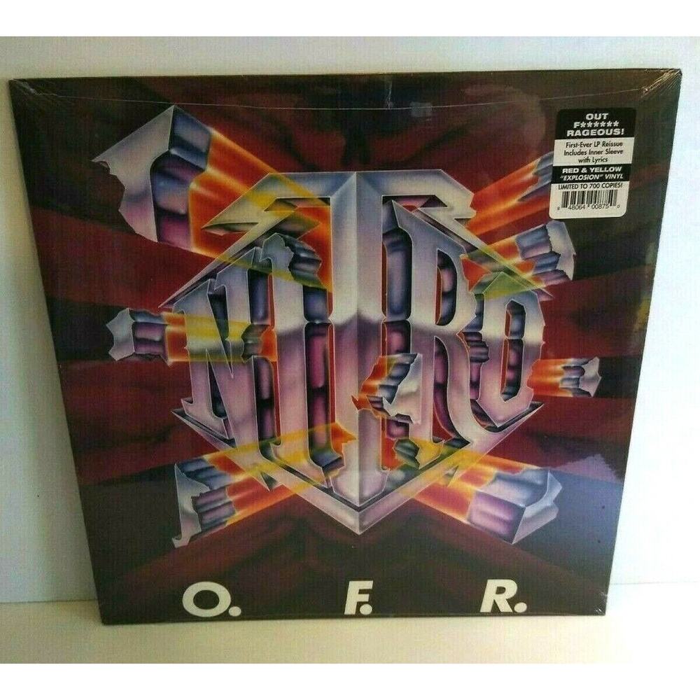 Nitro OFR Vinyl LP Record Album Red & Yellow Explosion Color Limited Heavy Metal